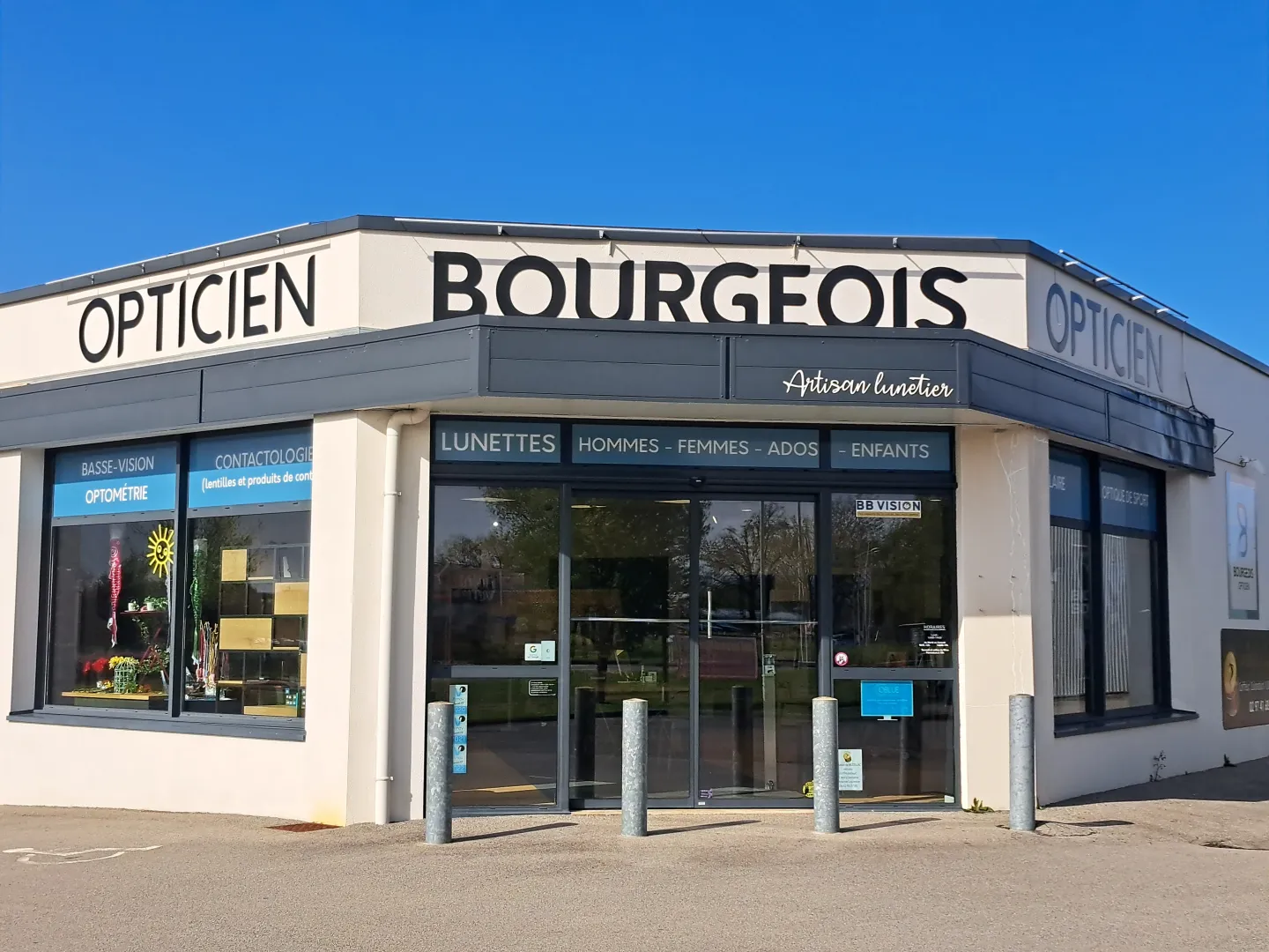 Bg opticien lunetier MUZILLAC 56190 Morbihan