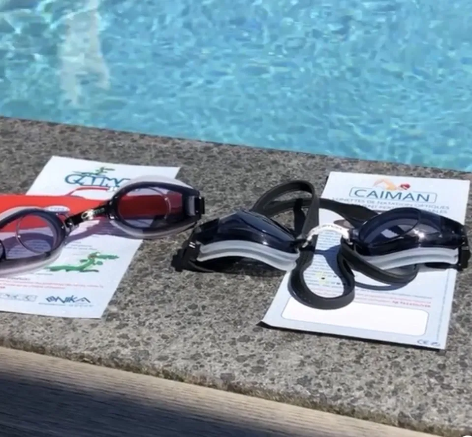 lunettes de piscine avec correction optique